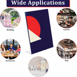 Rasper A4 Acrylic Display Stand Paper Holder Tent Card Holder Sign Holder L Shape Display Stand Acrylic Menu Holder (A4, Portrait) 12x8.5 Inches, 3MM