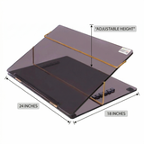 Rasper Smoke Acrylic Writing Desk Table Top Elevator (BIG SIZE 24x18 Inches) Most Heavy 12MM Premium Quality With 1 year Warranty