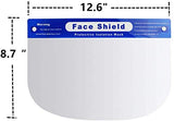 Rasper Protective Face Shield With Elastic Strap Facial Transparent Cover, 300 Micron-Pack Of 50 Pcs