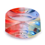 Rasper Beautiful Multicolor Acrylic Paperweight Stylish Rainbow Paper Weight for Office Study Table Gifting (2x2x1.25 Inches)