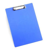 Rasper Blue Acrylic Clip Board Exam Pad for School & Office Unbreakable Writing Pad Student Exam Board Big Size (14x10 Inches)