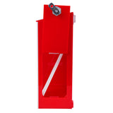 Rasper Acrylic Letter Box Wall Hanging for Home & Office Acrylic Mailbox with Lock Acrylic Suggestion Box for Office Acrylic Complaint Box for School (Wall Mounted) 12x9x4.5 Inches Red & Transparent