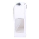Rasper Acrylic Letter Box Wall Hanging for Home & Office Acrylic Mailbox with Lock Acrylic Suggestion Box for Office Acrylic Complaint Box for School (Wall Mounted) 12x9x4.5 Inches White & Transparent
