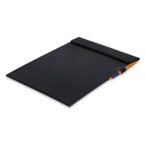 Rasper Black Extra Soft Premium Leather Clipboard Exam Pad Document Holder for Business Meeting Magnetic Writing Pad with Pen Holder Drawing & Signature Conference Pad A4 (14x10 Inches / 35.5x25.5 Cms)