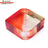 Rasper Multicolor Red Green Acrylic Paper Weight Stylish Rainbow Paperweight For Office Study Table & Gifting (2x2x1 Inches)