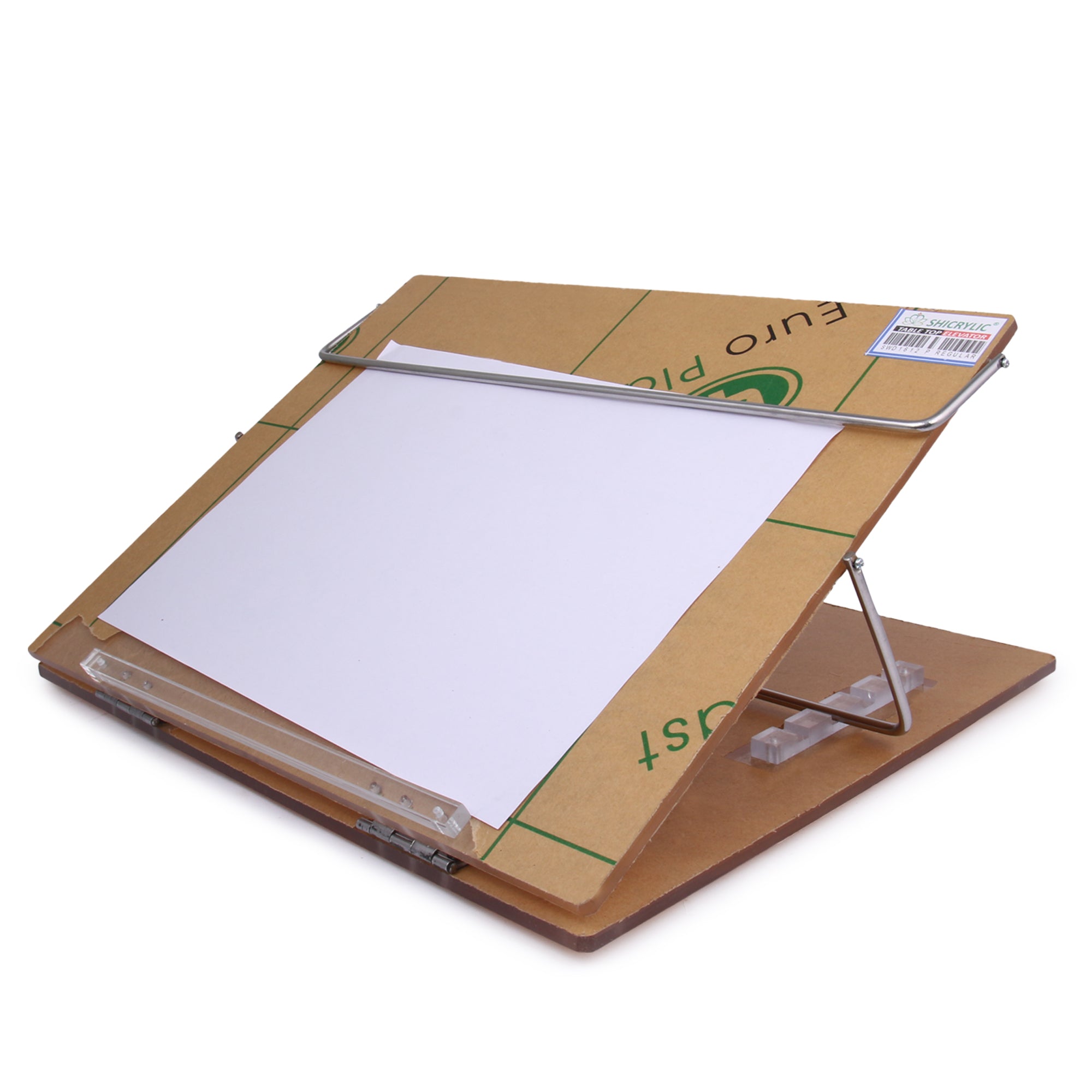 Shicrylic Clear Polystyrene Writing Desk Table Top Elevator With Adjus SHIVAM ACRYLIC PRODUCTS